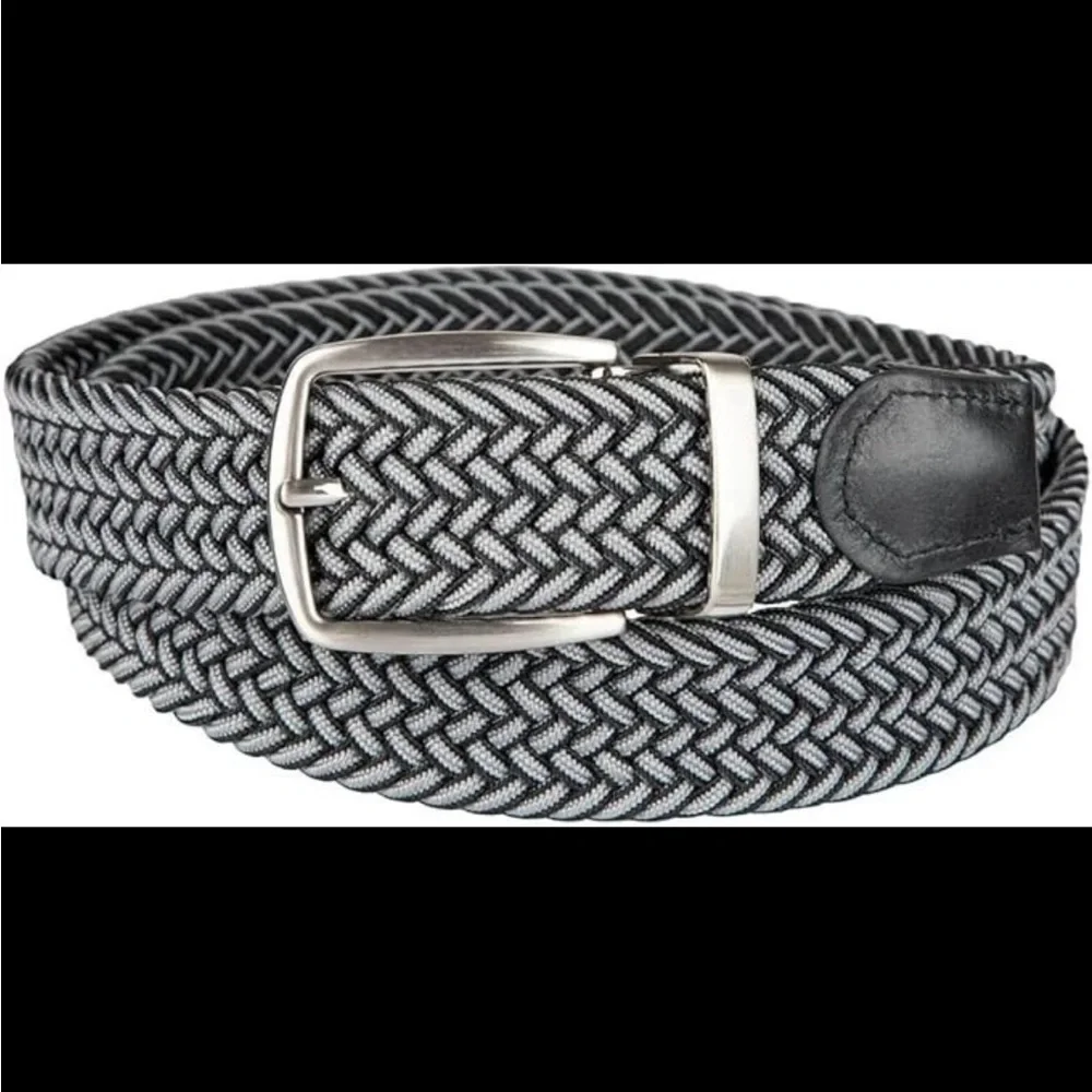 Tommy Bahama Black Men's Woven Belt NWT